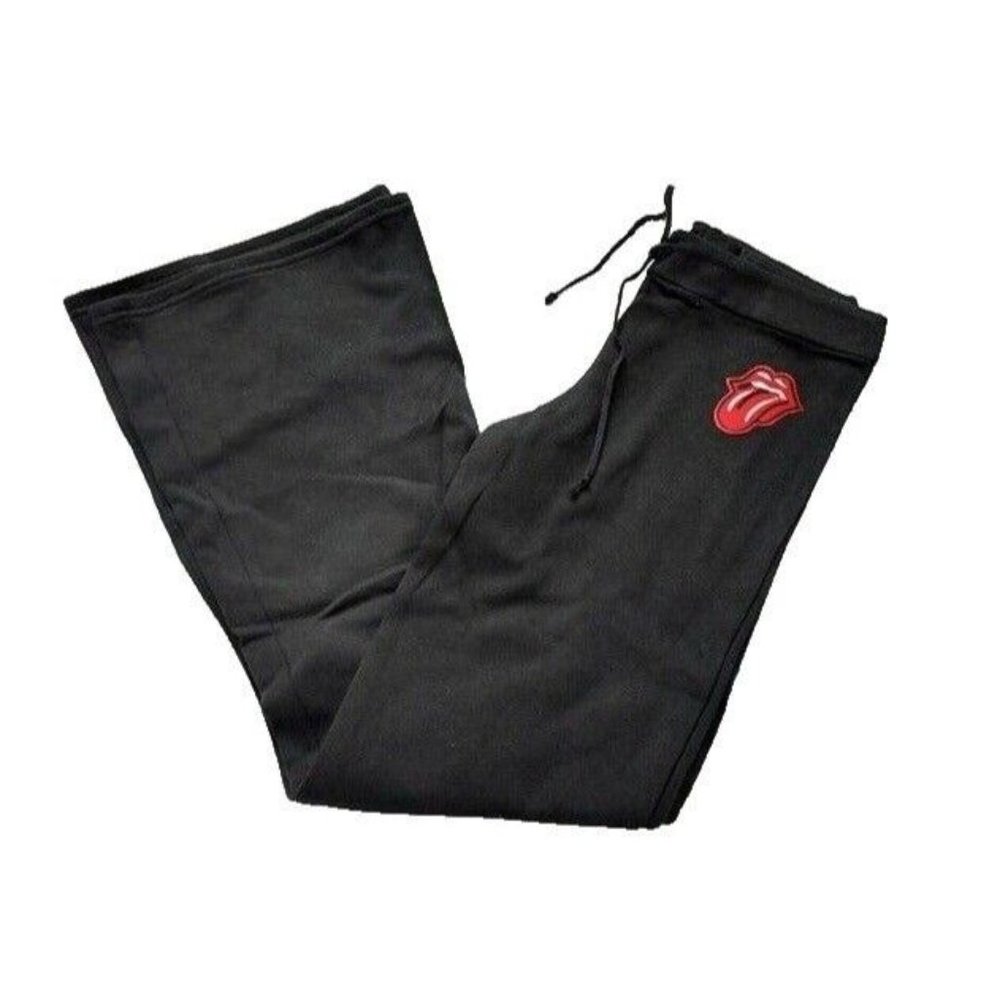 Vintage In Vitro Corp Rolling Stones Sweatpants, Back, Medium/Large